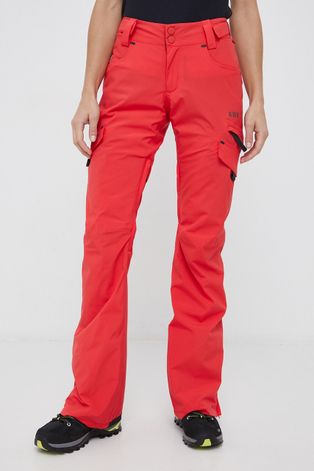 Billabong Spodnie damskie kolor czerwony