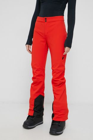 Peak Performance Spodnie snowboardowe damskie kolor czerwony