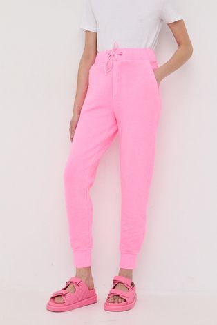 UGG spodnie Ericka damskie kolor fioletowy gładkie