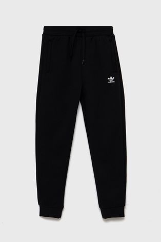 Adidas Originals Pantaloni copii culoarea negru, material neted