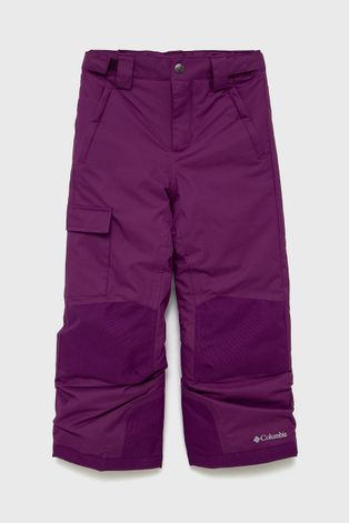 Columbia Pantaloni copii culoarea violet