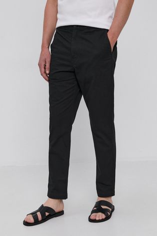 Polo Ralph Lauren Spodnie męskie kolor czarny dopasowane