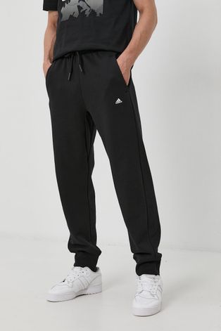 Панталон adidas Performance мъжки в черно с изчистен дизайн