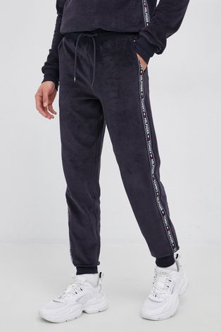 Панталон Tommy Hilfiger мъжки в тъмносиньо с изчистен дизайн