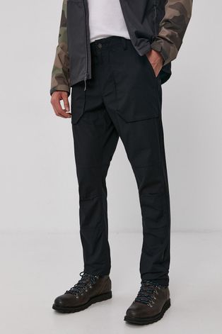 Columbia Spodnie męskie kolor czarny proste