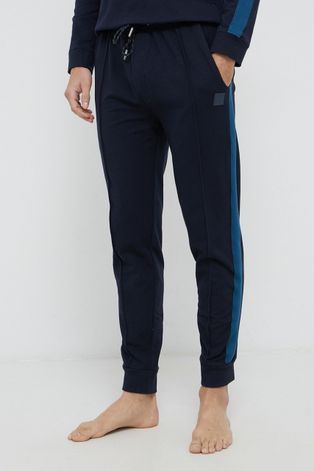 Παντελόνι Ted Baker ανδρικό, χρώμα: ναυτικό μπλε