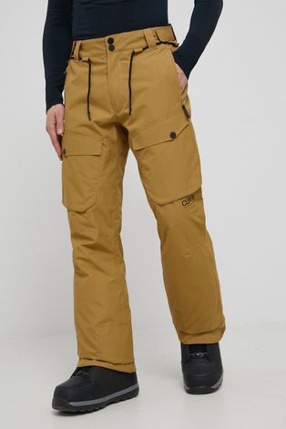 Colourwear spodnie męskie kolor brązowy