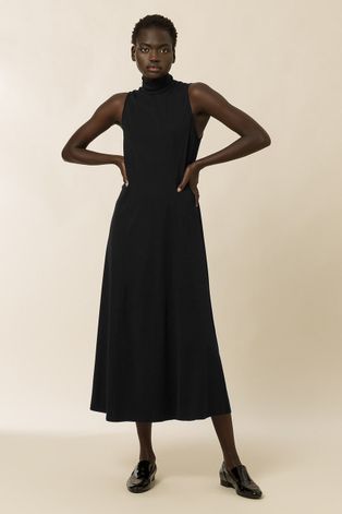 Сукня Ivy & Oak колір чорний maxi розкльошена