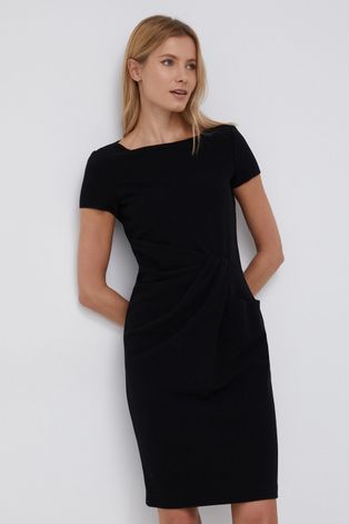 Сукня Emporio Armani колір чорний mini розкльошена