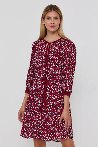 Šaty MAX&Co. červená barva, mini, jednoduché