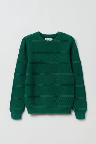 OVS Sweter dziecięcy kolor zielony
