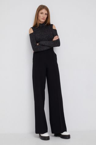 Pepe Jeans Sweter damski kolor czarny z półgolfem