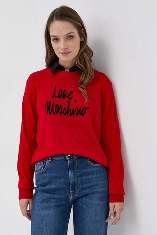 Love Moschino Sweter wełniany