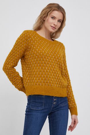 Vero Moda Sweter damski kolor żółty