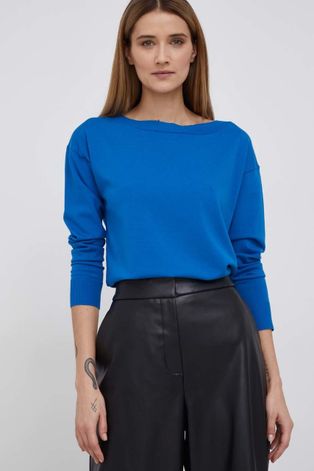 Sisley pulóver könnyű, női, kék