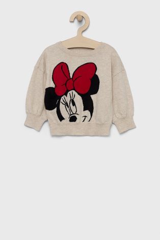 GAP - Παιδικό βαμβακερό πουλόβερ x Disney