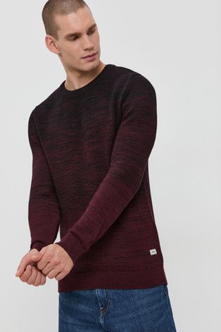 Produkt by Jack & Jones Sweter męski kolor fioletowy ciepły