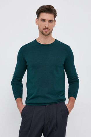 Sweter męski kolor zielony