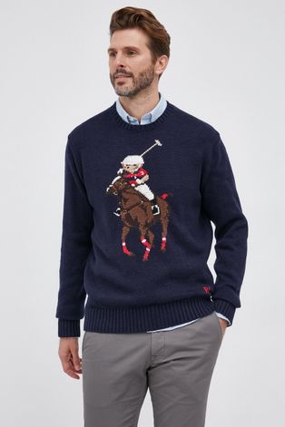 Пуловер Polo Ralph Lauren мъжки в тъмносиньо
