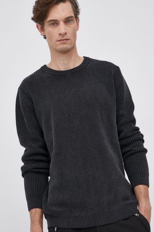 Young Poets Society Sweter bawełniany męski kolor czarny ciepły