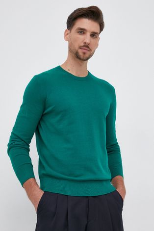 GAP Sweter męski kolor zielony z golfem