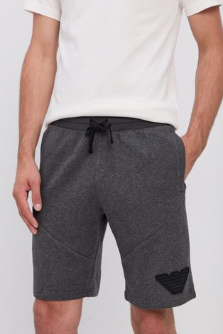 Šortky Emporio Armani Underwear pánske, šedá farba