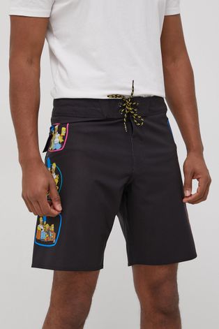 Kratke hlače za kupanje Billabong x The Simpsons za muškarce, boja: crna