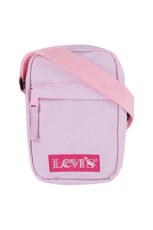 Παιδικό τσαντάκι Levi's χρώμα: ροζ