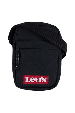 Детска чанта през рамо Levi's в черно