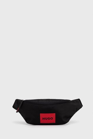 Τσάντα φάκελος HUGO χρώμα: μαύρο