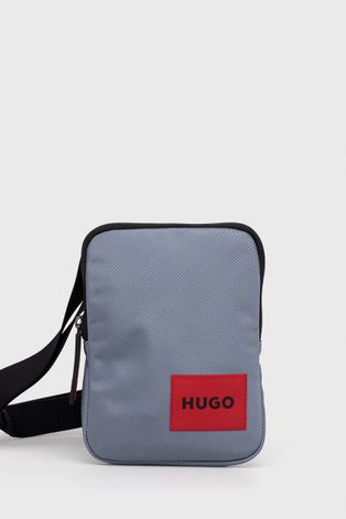 Чанта през рамо HUGO в сиво