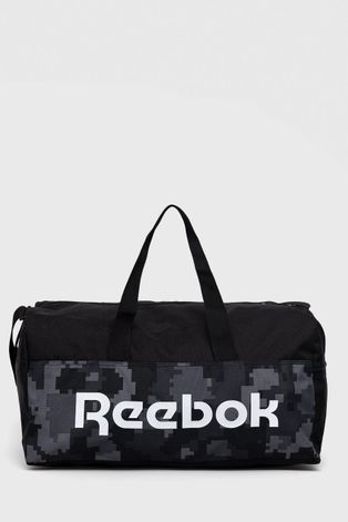 Τσάντα Reebok χρώμα: μαύρο