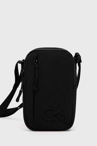 Чанта през рамо Calvin Klein Performance в черно