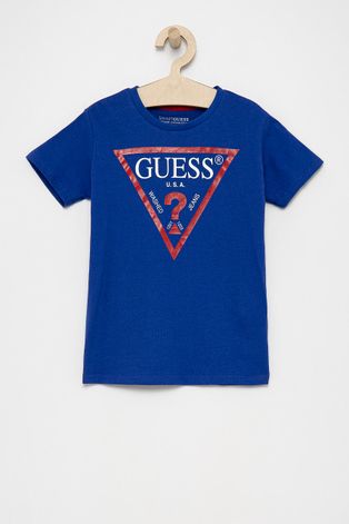 Guess - Dječja pamučna majica kratkih rukava