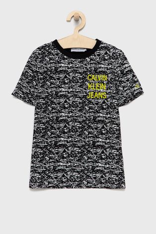 Calvin Klein Jeans T-shirt bawełniany dziecięcy IB0IB01004.4890