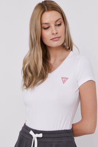 Тениска Guess дамска в бяло