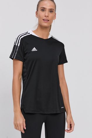 Tričko adidas Performance dámské, černá barva