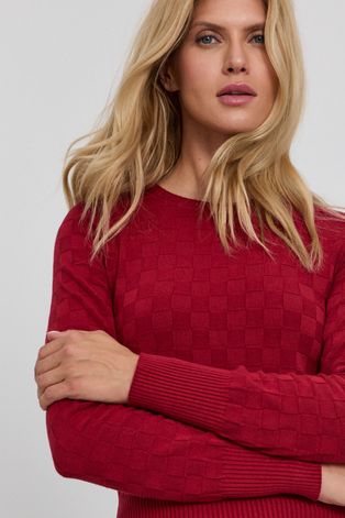 MAX&Co. Sweter damski kolor czerwony