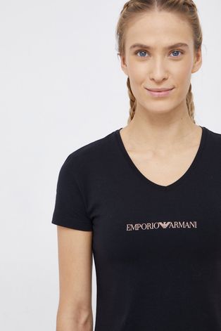 Emporio Armani Underwear T-shirt damski kolor czarny