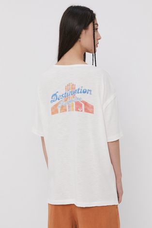 Roxy T-shirt damski kolor biały
