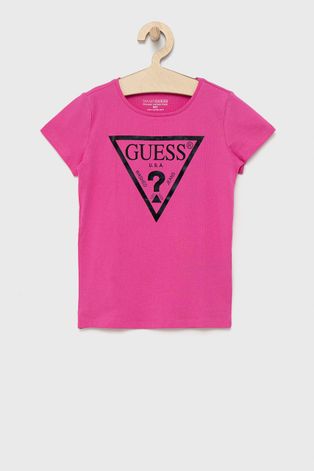Guess - T-shirt bawełniany dziecięcy