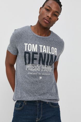 Tom Tailor T-shirt męski z nadrukiem