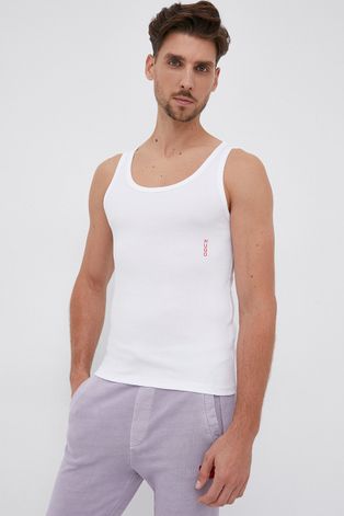 Hugo T-shirt (2-pack) męski kolor biały