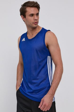 Majica kratkih rukava adidas Performance za muškarce, boja: plava