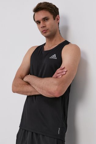 Majica kratkih rukava adidas Performance za muškarce, boja: crna