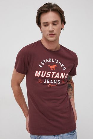 Mustang T-shirt bawełniany