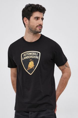 Lamborghini T-shirt bawełniany