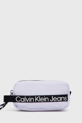 Calvin Klein Jeans piórnik dziecięcy kolor fioletowy
