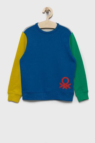 Detská bavlnená mikina United Colors of Benetton
