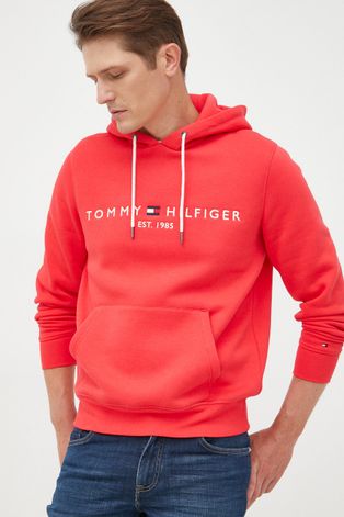 Μπλούζα Tommy Hilfiger χρώμα: κόκκινο,
